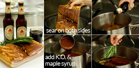 how to make braised bacon with K.O. Ketchup image